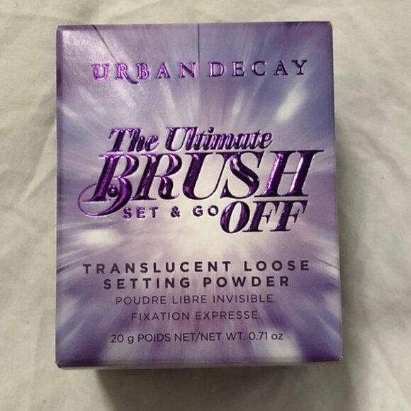 URBAN Decay The Ultimate Brush Off set & go Deep translucent loose powder New - Picture 4 of 6